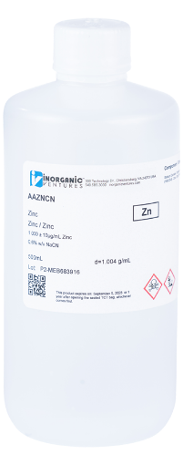 Bild på 1000 ppm Zinc (Zn) in Cyanide Standard