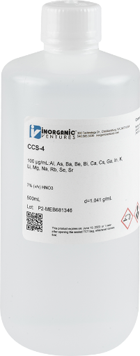 Bild på 100 ppm Aklali, Alkaline Earth, Non-Transition Elements ICP Standard