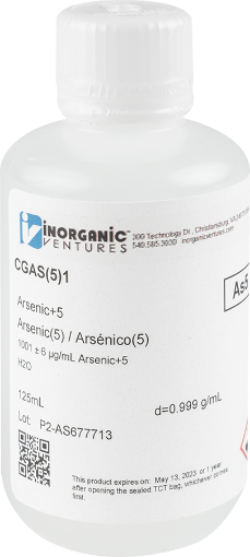 Bild på 1000ug/mL ARSENIC (+5) 125mL