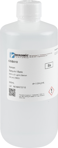 Bild på 10,000ug/mL BARIUM 500mL