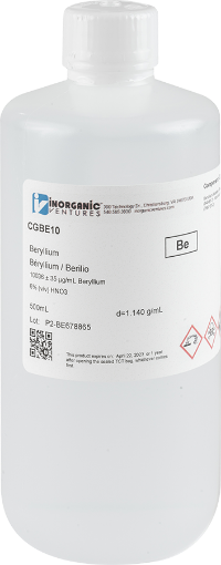 Bild på 10,000ug/mL BERYLLIUM 500mL