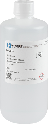 Bild på 10,000ug/mL GADOLINIUM 500mL