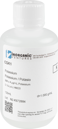 Bild på 1000ug/mL POTASSIUM 125mL