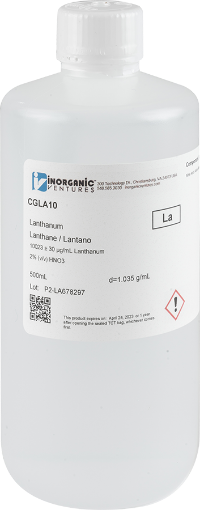 Bild på 10,000ug/mL LANTHANUM 500mL