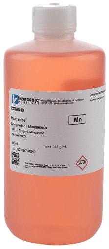 Bild på 10,000ug/mL MANGANESE 500mL