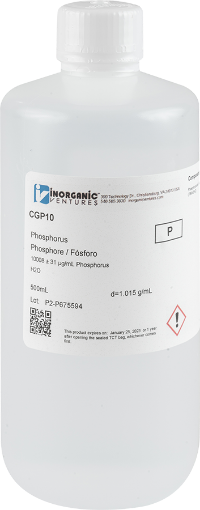 Bild på 10,000ug/mL PHOSPHORUS 500mL