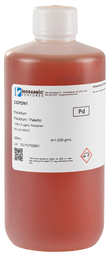 Bild på 1000ug/mL PALLADIUM HNO3 500mL