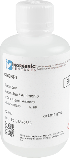 Bild på 1000ug/mL ANTIMONY HF 125mL