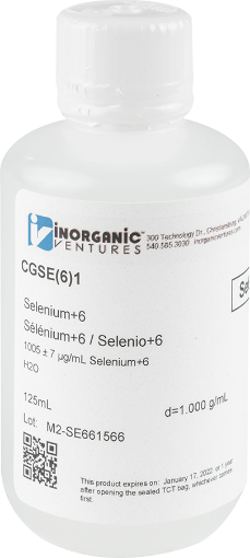 Bild på 1000ug/mL SELENIUM (+6) 125mL