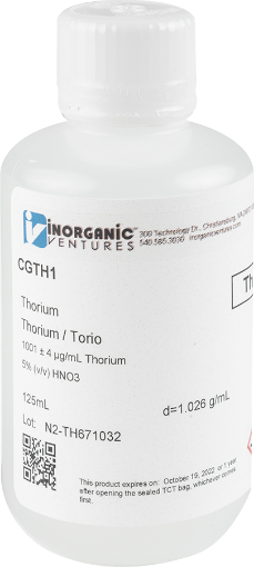 Bild på 1000ug/mL THORIUM 125mL