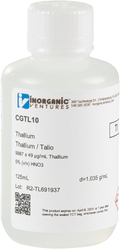 Bild på 10,000ug/mL THALLIUM 125mL