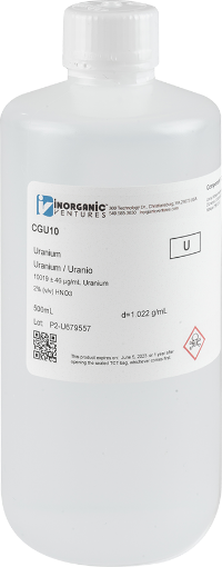Bild på 10,000ug/mL URANIUM 500mL