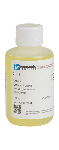 Bild på 1000ug/mL URANIUM 125mL