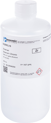 Bild på 10,000ug/mLZIRCONIUM/HCL500mL