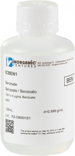 Bild på 1000ug/mL BENZOATE 125mL