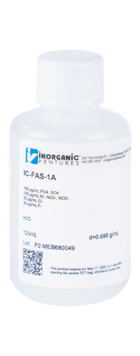 Bild på Inorganic Anion IC Calibration Standard