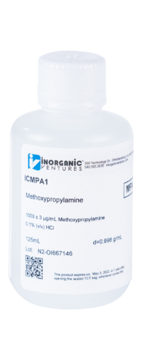 Bild på 1000ug/mL 3-METHOXYPROPYLAMINE, 125mL