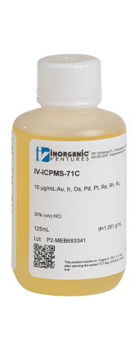 Bild på 10 ppm Precious Metal (Osmium) ICP Calibration/Quality Control Standard