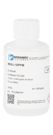 Bild på 10 ppm single element standard for ICP-MS applications