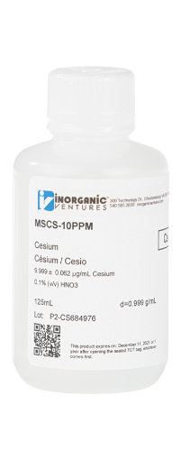 Bild på 10ug/mL CESIUM 125mL