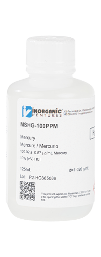 Bild på 100ug/mL MERCURY HCl 125mL