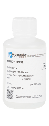 Bild på 10ug/mL MOLYBDENUM 125mL
