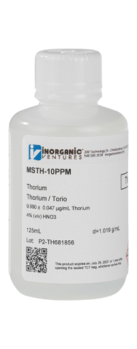 Bild på 10ug/mL THORIUM 125mL