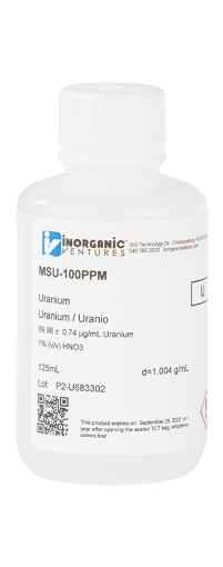 Bild på 100ug/mL URANIUM 125mL