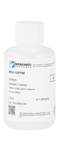 Bild på 10ug/mL URANIUM 125mL
