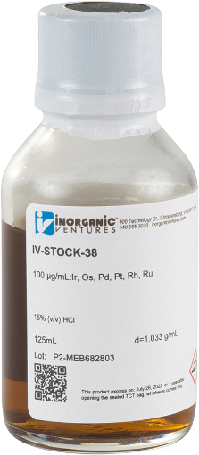 Bild på 100 ppm 6 Element Precious Metal USP<232> / ICH Q3D Standard