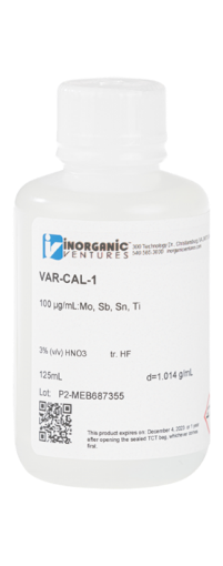 Bild på VARIAN CAL STANDARD #1, 125mL
