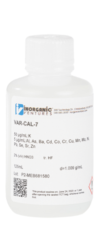 Bild på VARIAN CAL STANDARD #7, 125mL