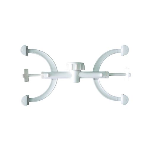 Bild på Burette clamp, Fisher type, polypropylene, double for 2 burettes