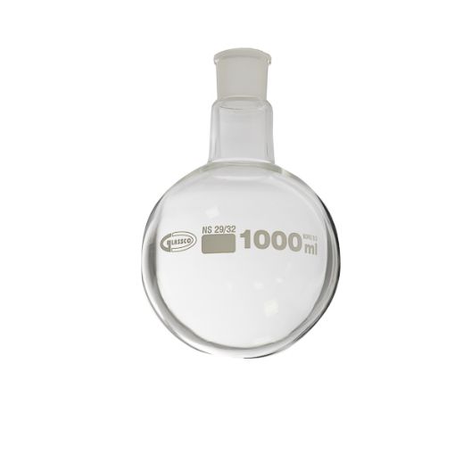 Bild på Boiling flask round bottom, GLASSCO, mouth 29/32, 500 ml, 10 pcs