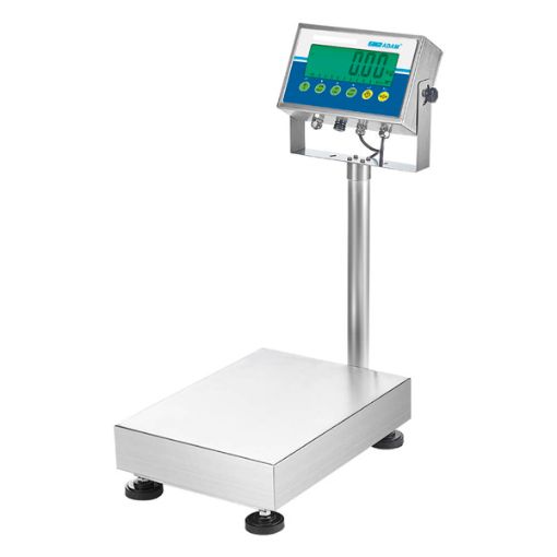 Bild på Industrial washdown scales, ADAM, Gladiator series, 150 kg x 5 g, 450 x 600 mm, EU plug
