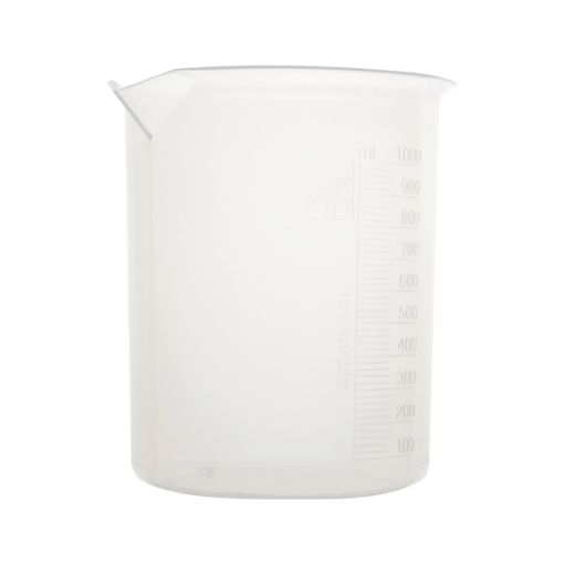 Bild på Beaker, polypropylene, with raised graduations, 1000 ml, 6 pcs