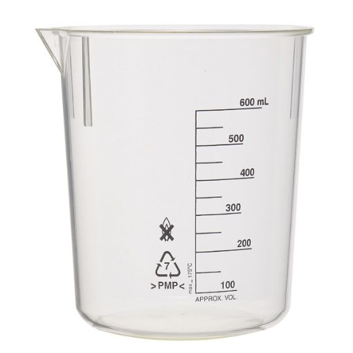 Bild på Beaker, low form, PMP, 1000 ml, 3 pcs.