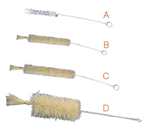 Bild på Brush for test tubes, natural bristle