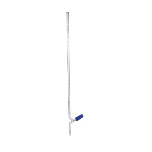 Bild på Burette with screw type needle valve PTFE stopcock, Schellbach type, Class A, 25 ml