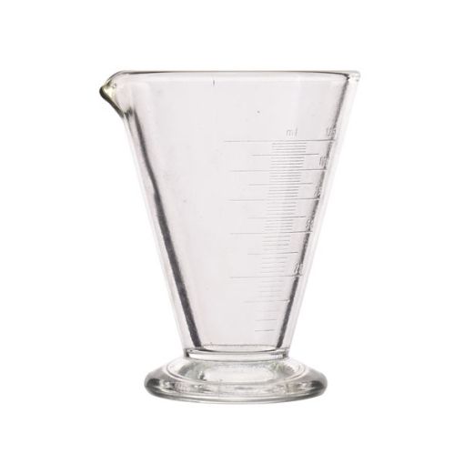 Bild på Conical pressed measuring flask, soda-lime glass, 125 ml