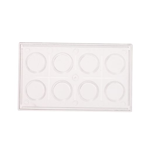 Bild på Colorimetric 8 cell tray, polystyrene, 95x57 mm, 10 pcs