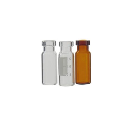 Bild på Crimp vial for chromatography, amber, 12x32 mm, 2 ml, 100 pcs