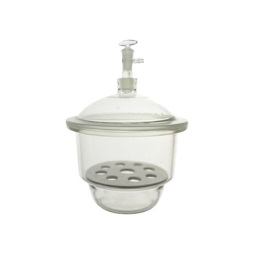 Bild på Vacuum type desiccator, glass stopcock and lid, 150mm, LBG N, 2 pcs