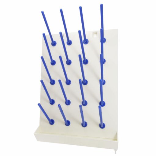 Bild på Wall draining rack for labware, 20 pos.