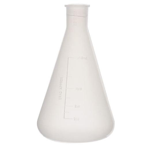 Bild på Erlenmeyer flask, mouth 14/23, PP, 125 ml, 5 pcs