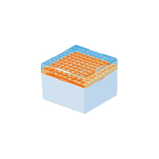 Bild på PC freezer box for 3-5 ml cryo tubes, orange