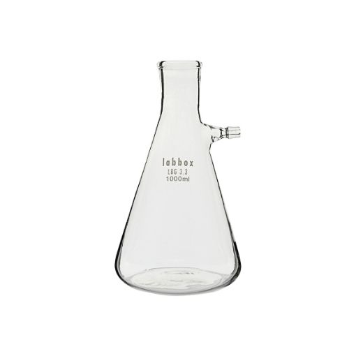 Bild på Filtering flask with hose connection, Erlenmeyer shape, 250 ml, LBG N