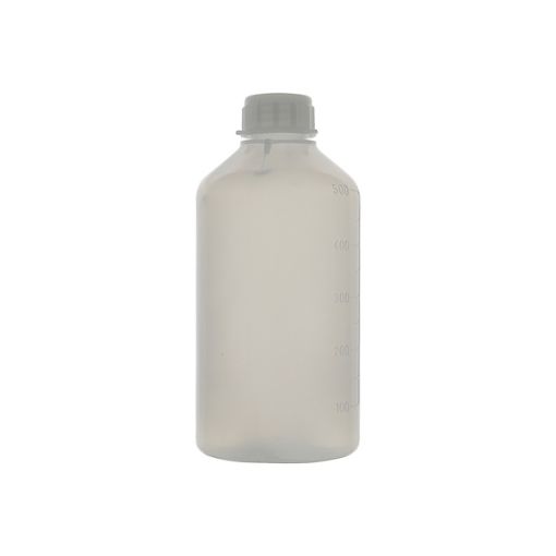 Bild på Narrow neck graduated bottle, cylindrical, LDPE, 50 ml, 100 pcs