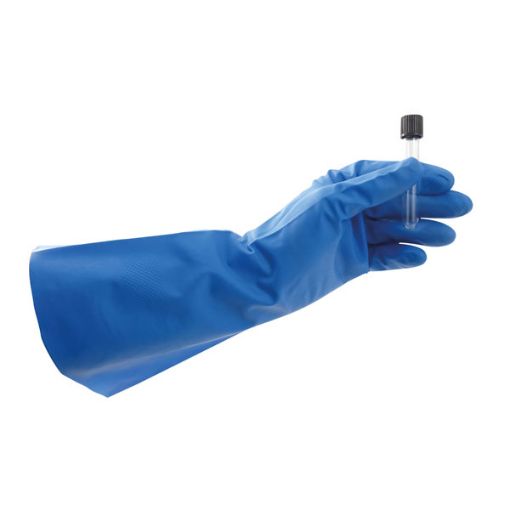 Bild på Reusable nitrile gloves, large size, 1 pair