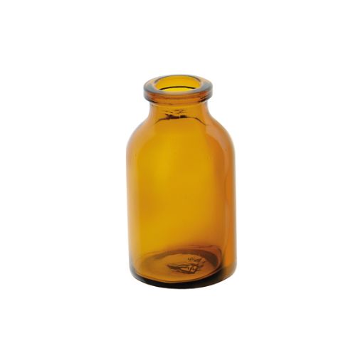 Bild på Amber crimp cap sample vial, type III, neck Ø20 mm, 10 ml, 192 pcs